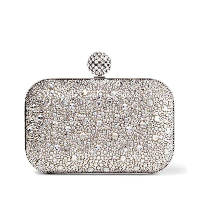 Bolsa Clutch Cloud Crystal Embellished - Mercado de Luxo - O Maior E-Commerce de Bens, Produtos e Serviços de Luxo do Brasil.