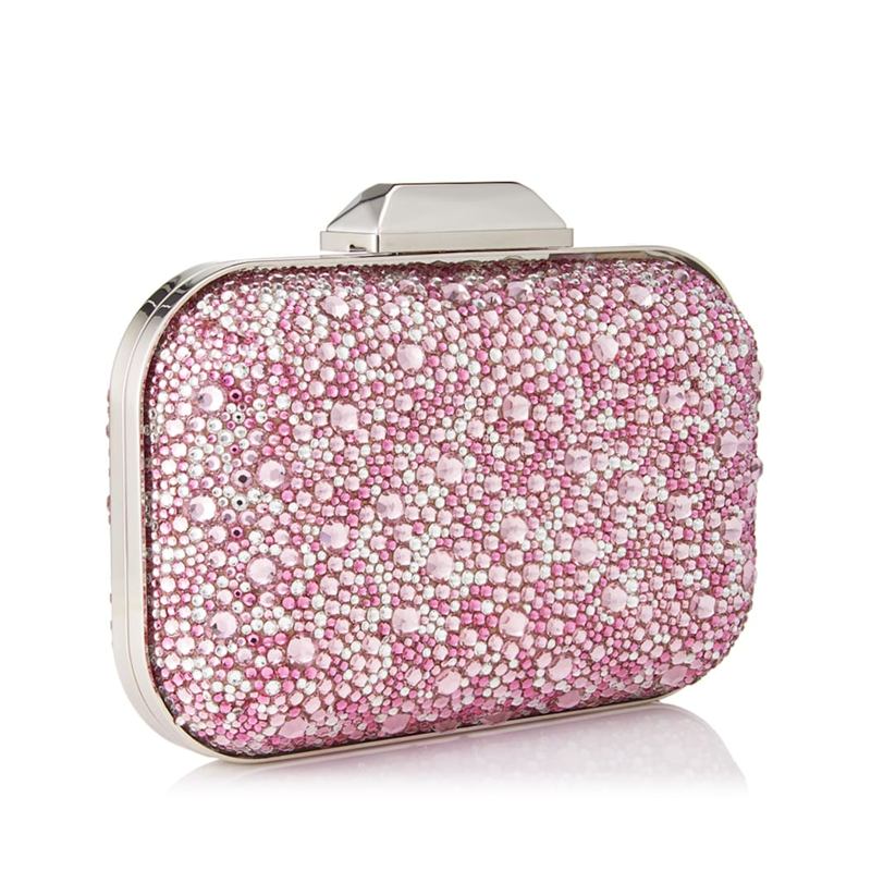 Bolsa Clutch Crystal-Embellished Cloud