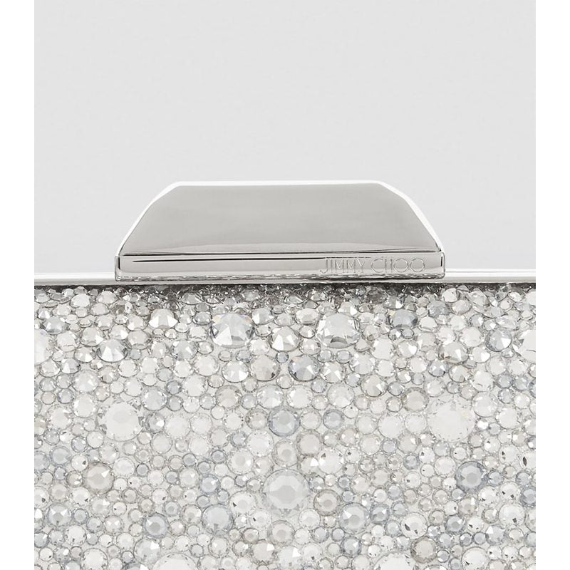 Bolsa Clutch Crystal-Embellished Cloud
