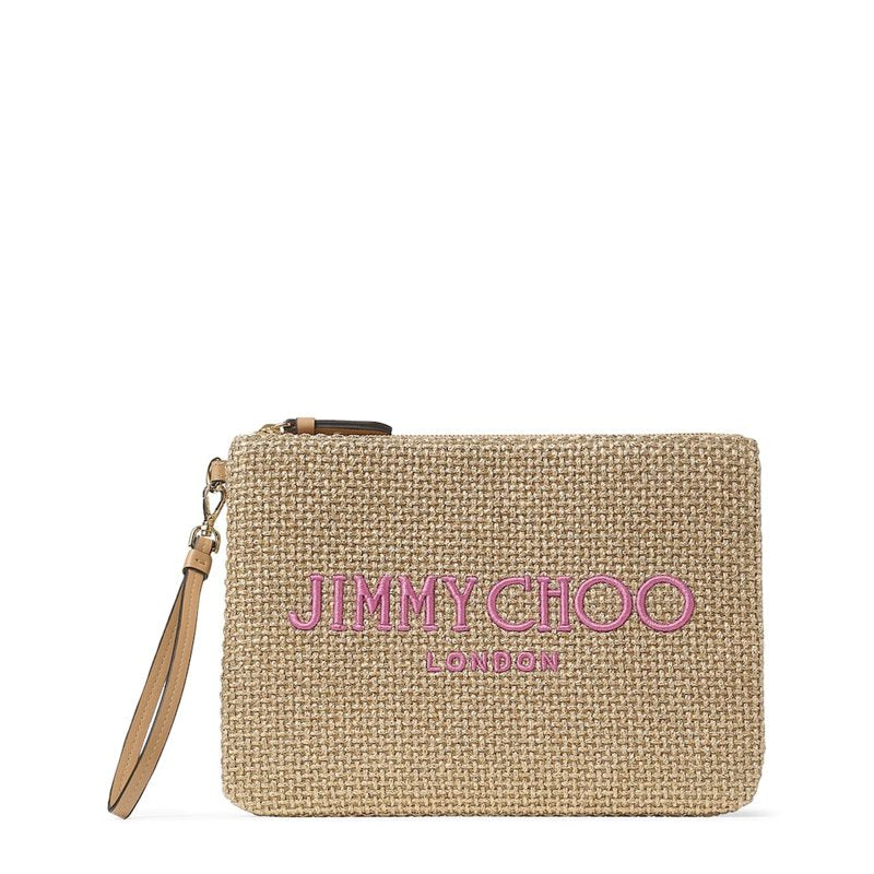 Bolsa Clutch Raffia Zip-Up - Mercado de Luxo - O Maior E-Commerce de Bens, Produtos e Serviços de Luxo do Brasil.