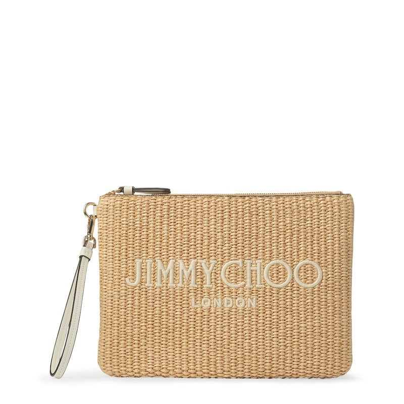 Bolsa Clutch Raffia Zip-Up - Mercado de Luxo - O Maior E-Commerce de Bens, Produtos e Serviços de Luxo do Brasil.