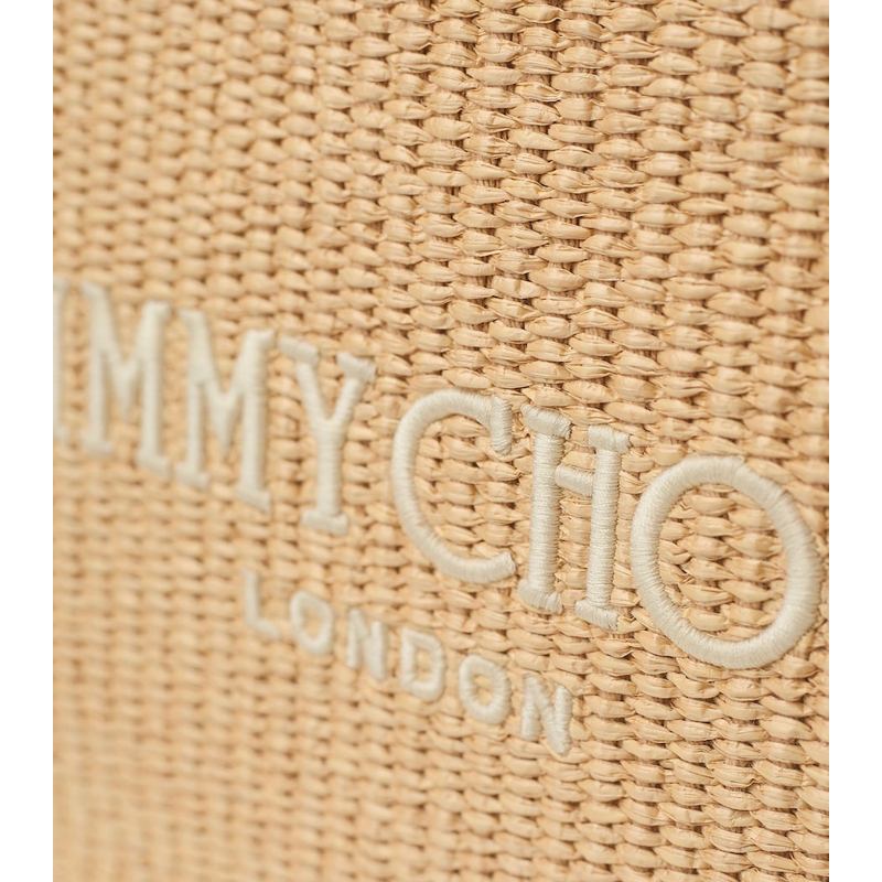 Bolsa Clutch Raffia Zip-Up