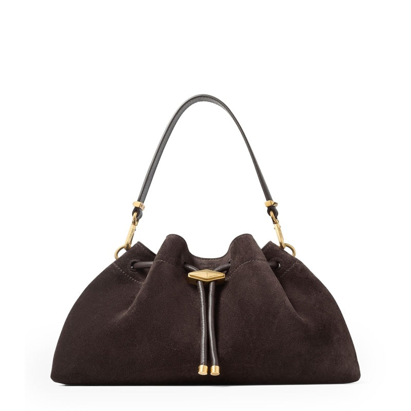 Bolsa Shoulder Medium Cinch Suede - Mercado de Luxo - O Maior E-Commerce de Bens, Produtos e Serviços de Luxo do Brasil.