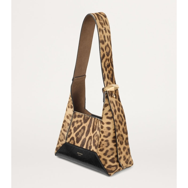 Bolsa Shoulder Small Leopard Diamond