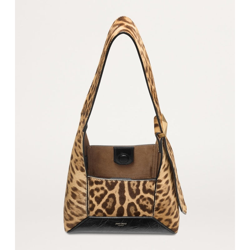 Bolsa Shoulder Small Leopard Diamond