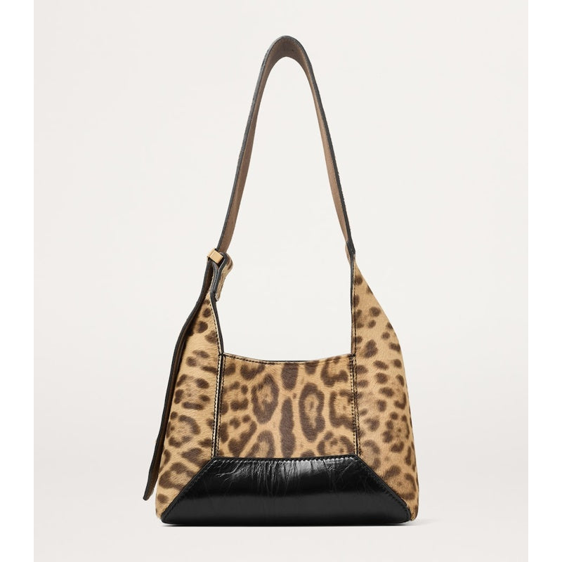 Bolsa Shoulder Small Leopard Diamond