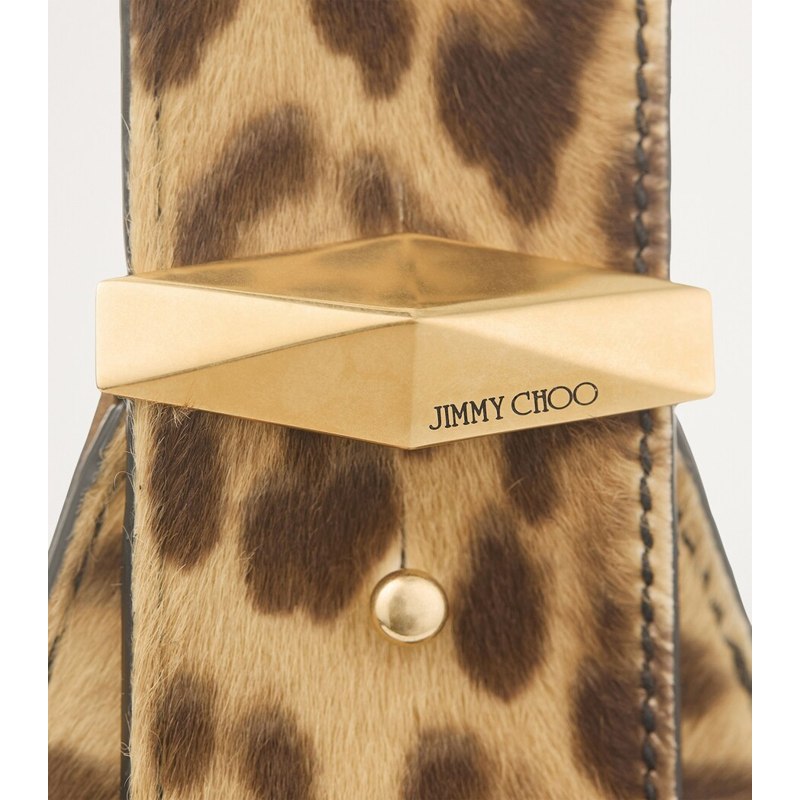 Bolsa Shoulder Small Leopard Diamond