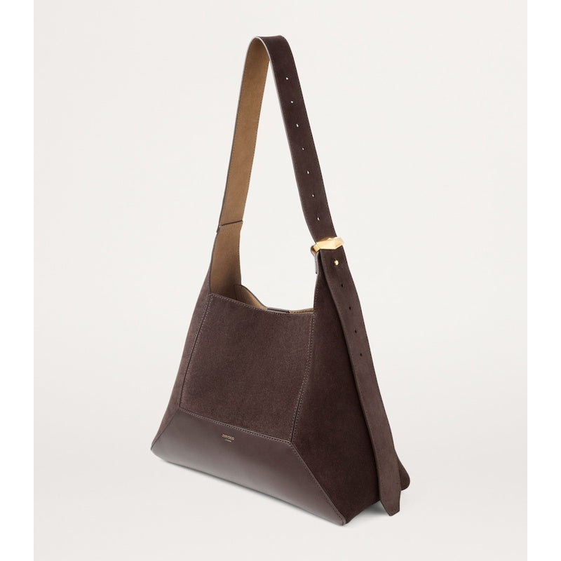 Bolsa Shoulder Medium Suede Diamond
