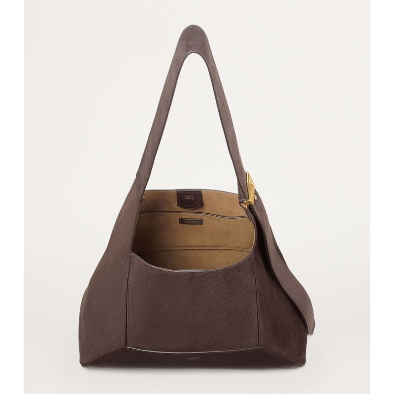 Bolsa Shoulder Medium Suede Diamond