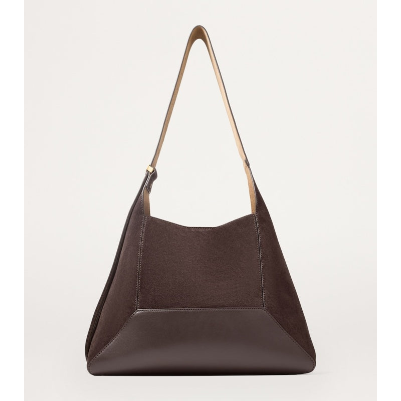 Bolsa Shoulder Medium Suede Diamond