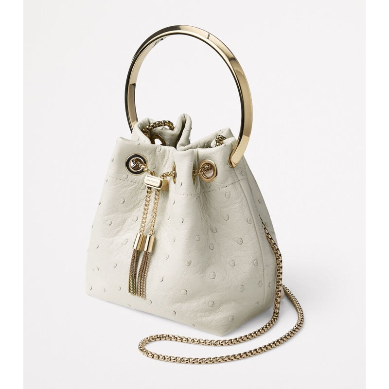 Bolsa Handle Ostrich Bon Bon