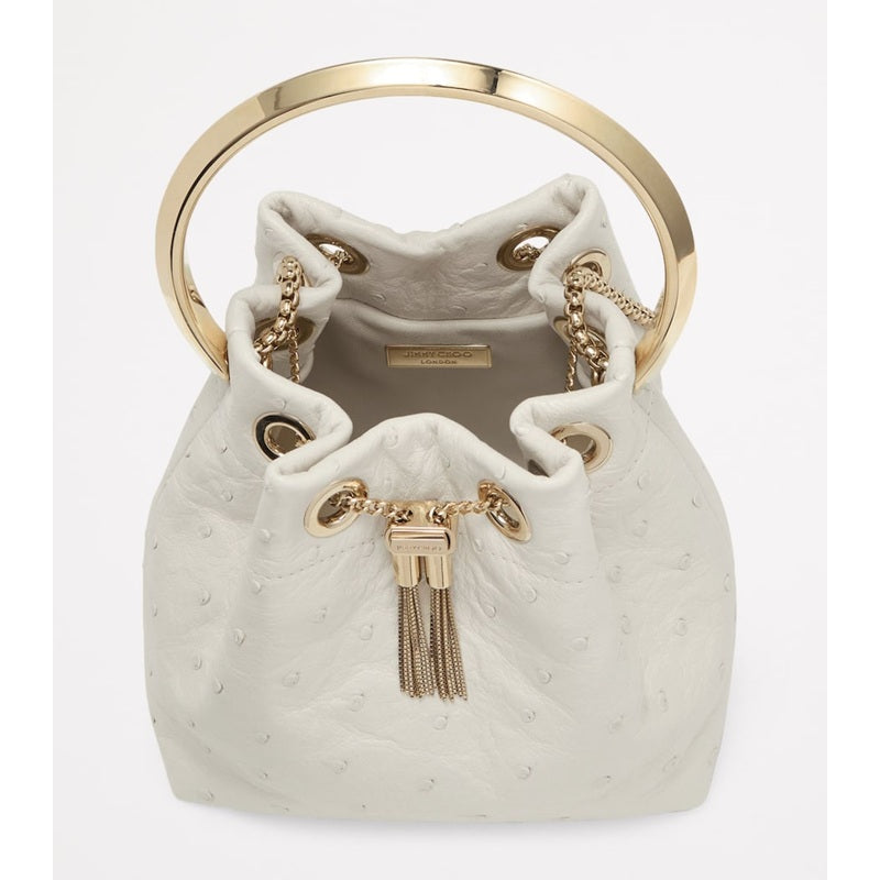Bolsa Handle Ostrich Bon Bon