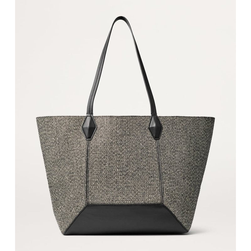 Bolsa Tote Diamond Medium Embellished Herringbone