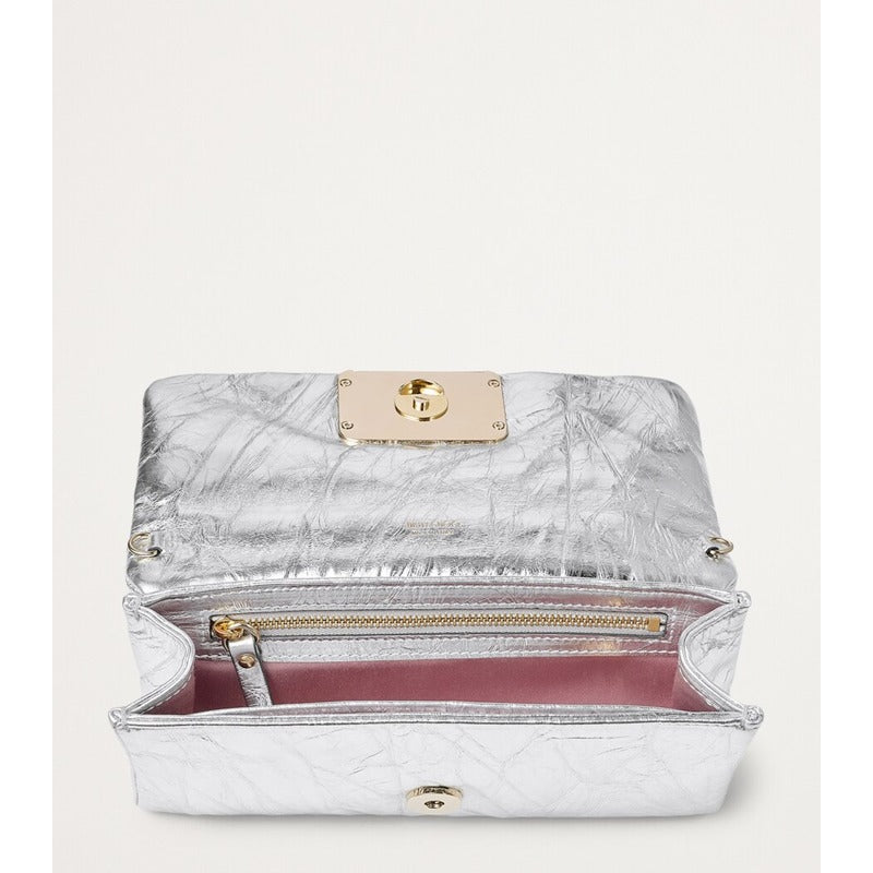 Bolsa Wallet Metallic Edie Chain