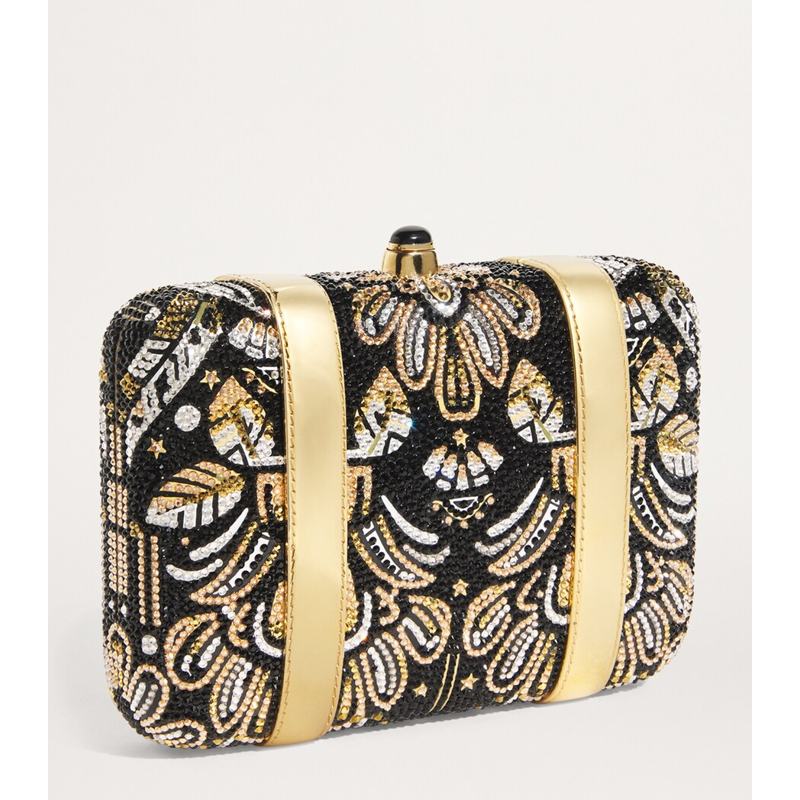 Bolsa Clutch Crystal Valise Voyage