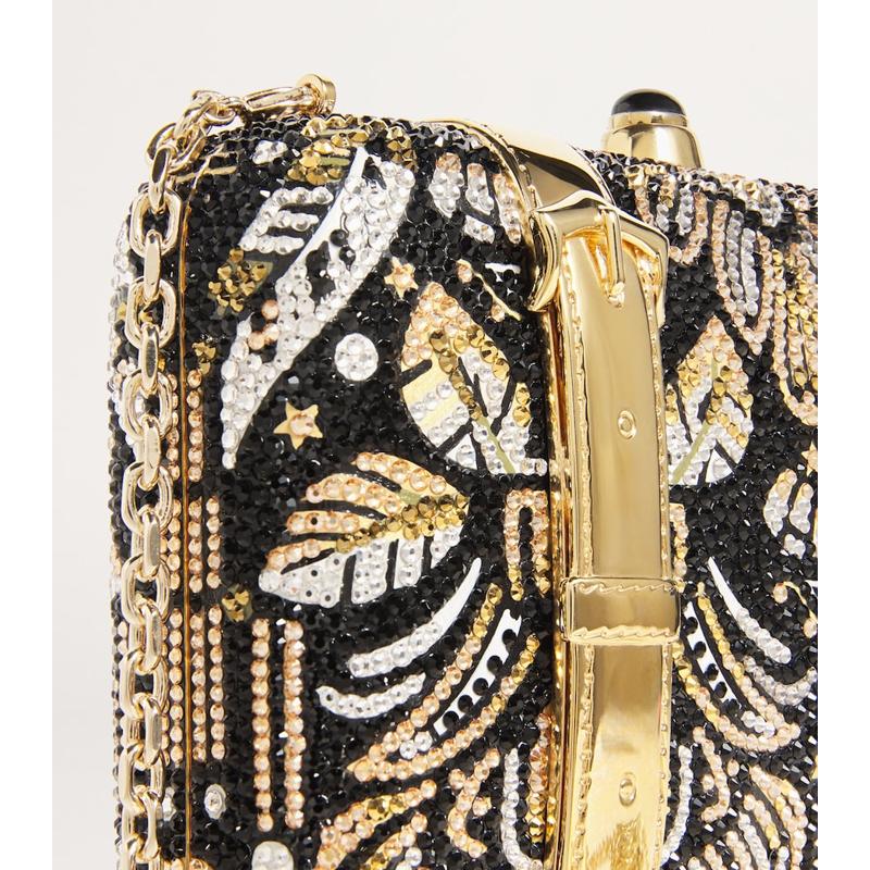 Bolsa Clutch Crystal Valise Voyage