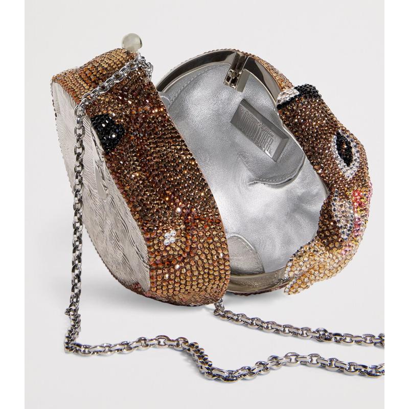 Bolsa Clutch Embellished Fawn Buttercup