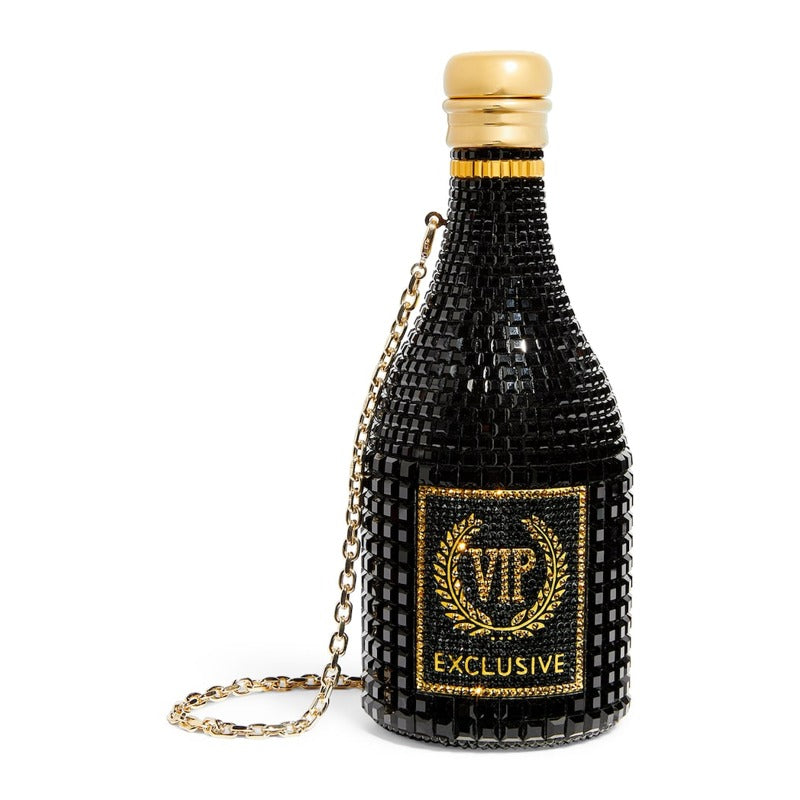 Bolsa Clutch Champagne Bottle VIP - Mercado de Luxo - O Maior E-Commerce de Bens, Produtos e Serviços de Luxo do Brasil.