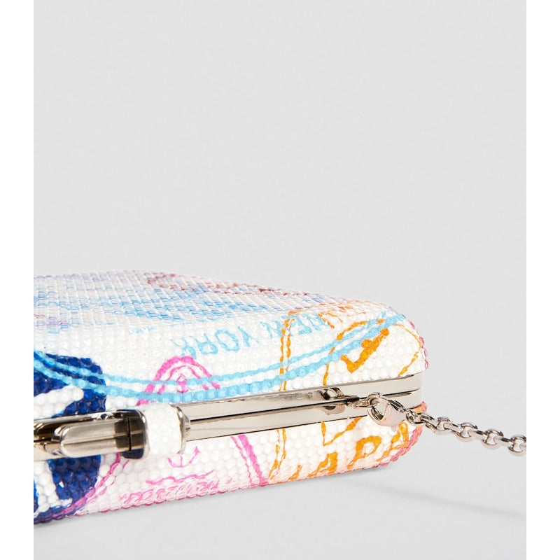 Bolsa Clutch Slim Slide Passport Stamps