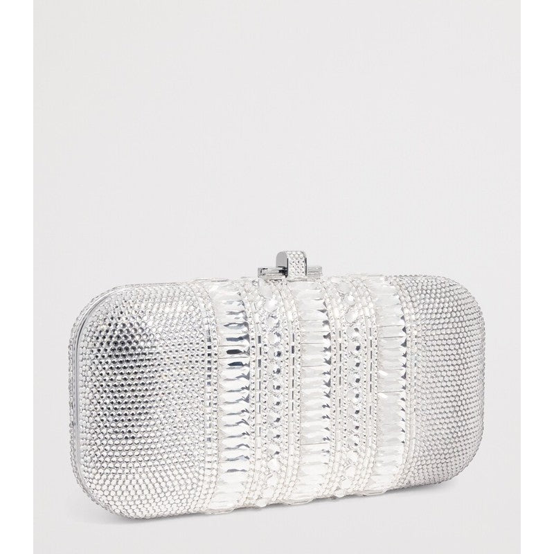 Bolsa Clutch Crystal-Embellished Long Slide