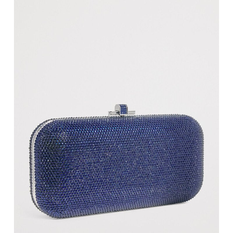 Bolsa Clutch Crystal-Embellished Long Slide