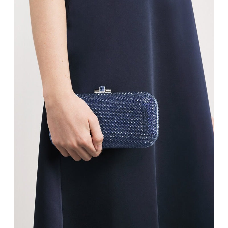 Bolsa Clutch Crystal-Embellished Long Slide