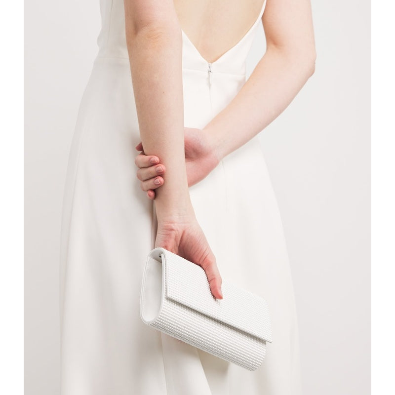Bolsa Clutch Satin Pearlised Perry