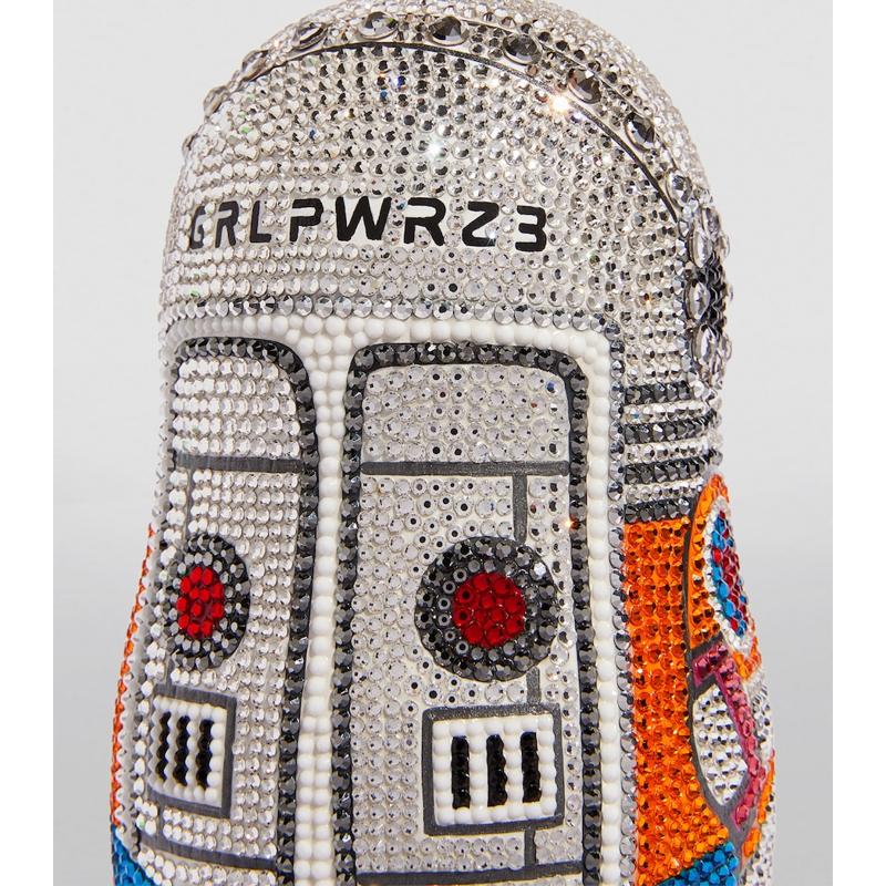 Bolsa Clutch Crystal-Embellished Astronaut