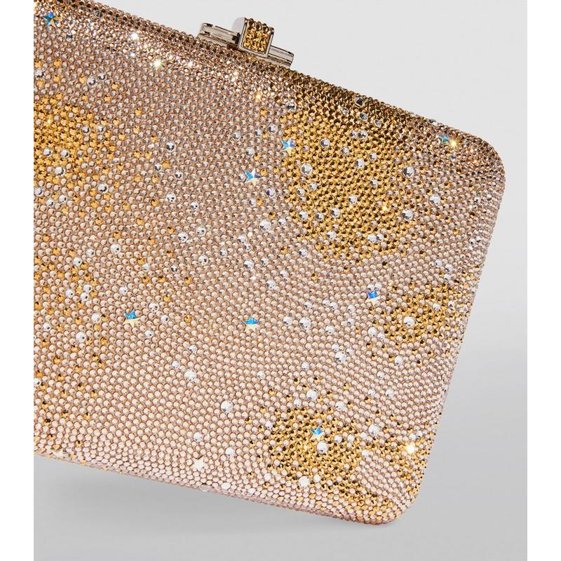 Bolsa Clutch Crystal-Embellished Galaxy