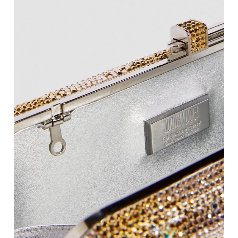 Bolsa Clutch Crystal-Embellished Galaxy