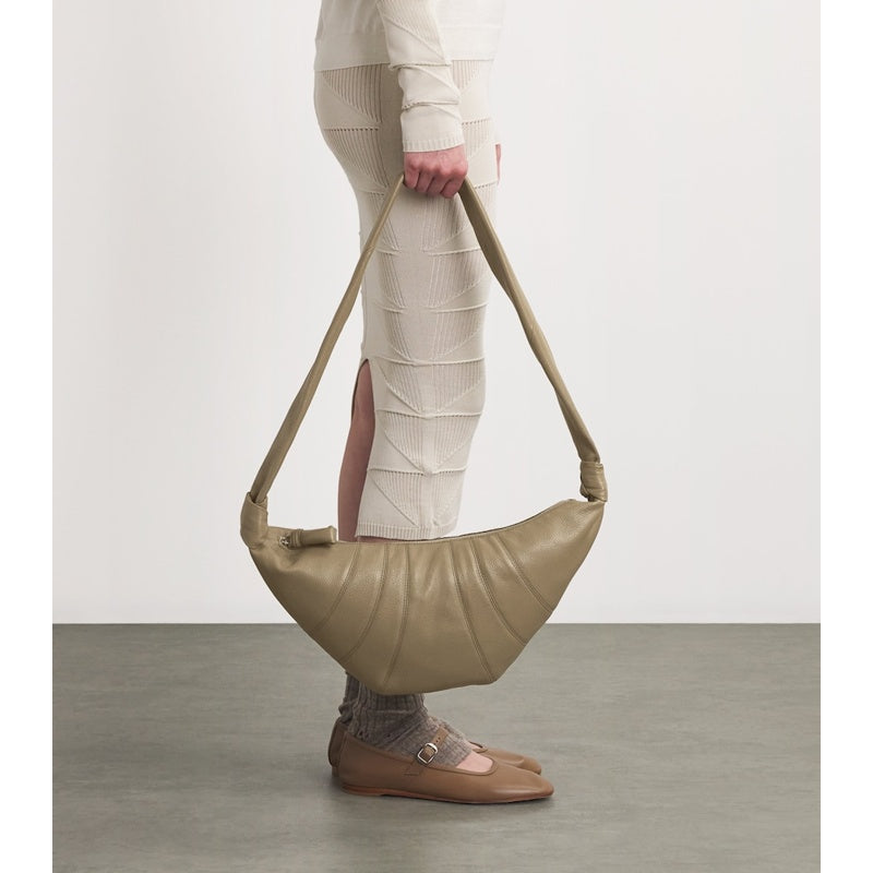 Bolsa Crossbody Medium Grained Croissant