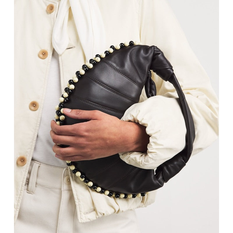 Bolsa Shoulder Mini Lambskin Fortune Croissant