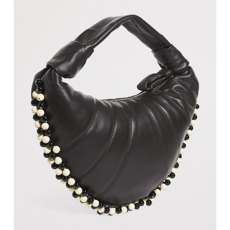 Bolsa Shoulder Mini Lambskin Fortune Croissant