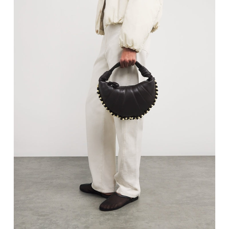 Bolsa Shoulder Mini Lambskin Fortune Croissant