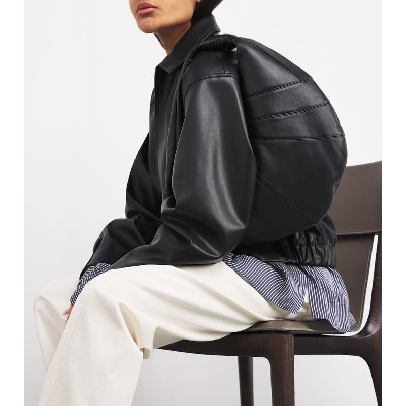 Bolsa Shoulder Medium Nappa Croissant