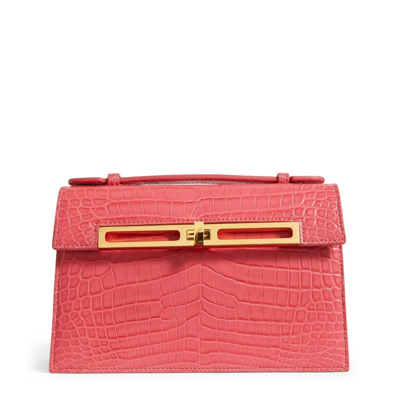 Bolsa Handle Mini Crocodile Emma - Mercado de Luxo - O Maior E-Commerce de Bens, Produtos e Serviços de Luxo do Brasil.