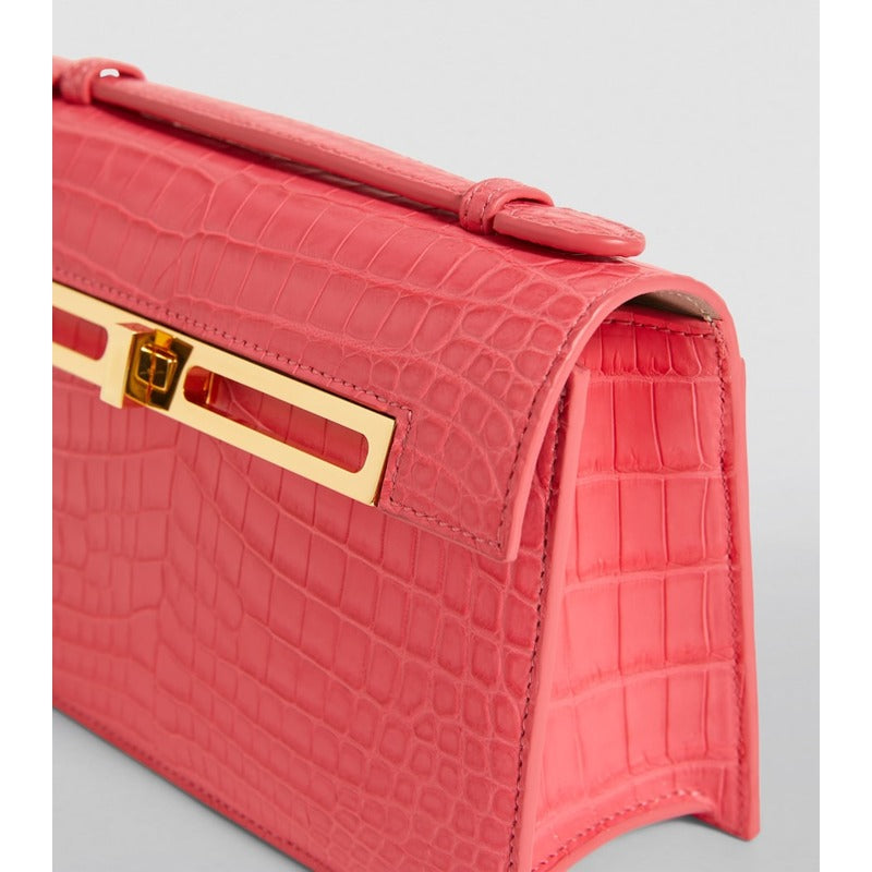 Bolsa Handle Mini Crocodile Emma