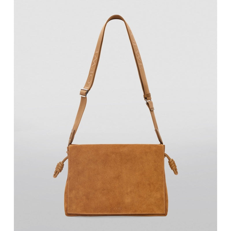 Bolsa Messenger Suede Flamenco Satchel