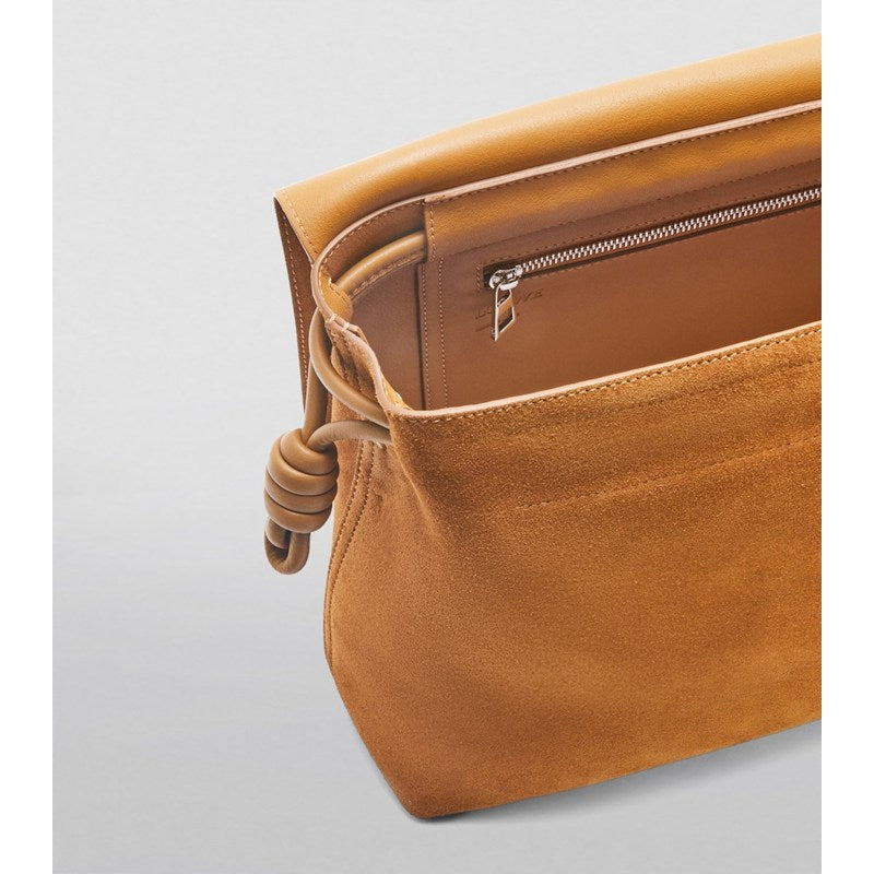 Bolsa Messenger Suede Flamenco Satchel