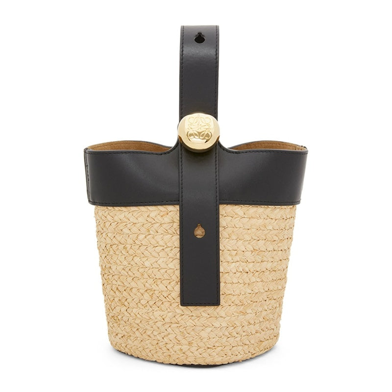 Bolsa Bucket Mini Raffia Pebble - Mercado de Luxo - O Maior E-Commerce de Bens, Produtos e Serviços de Luxo do Brasil.