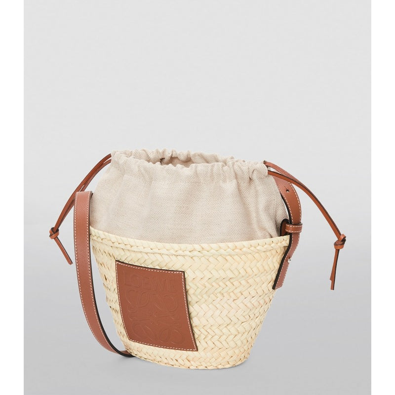 Bolsa Bucket Collab x Paula's Ibiza Woven Drawstring