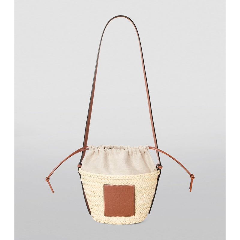 Bolsa Bucket Collab x Paula's Ibiza Woven Drawstring
