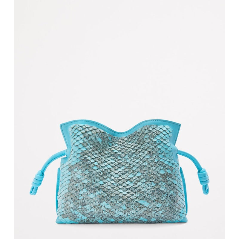 Bolsa Clutch Mini Snakeskin Scales Flamenco