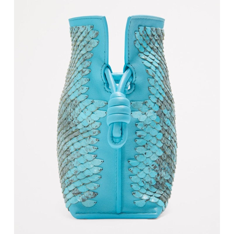 Bolsa Clutch Mini Snakeskin Scales Flamenco