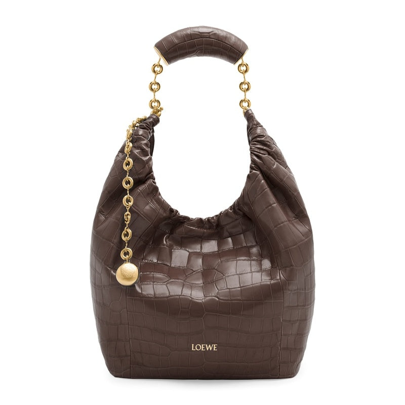 Bolsa Shoulder Small Crocodile Squeeze - Mercado de Luxo - O Maior E-Commerce de Bens, Produtos e Serviços de Luxo do Brasil.