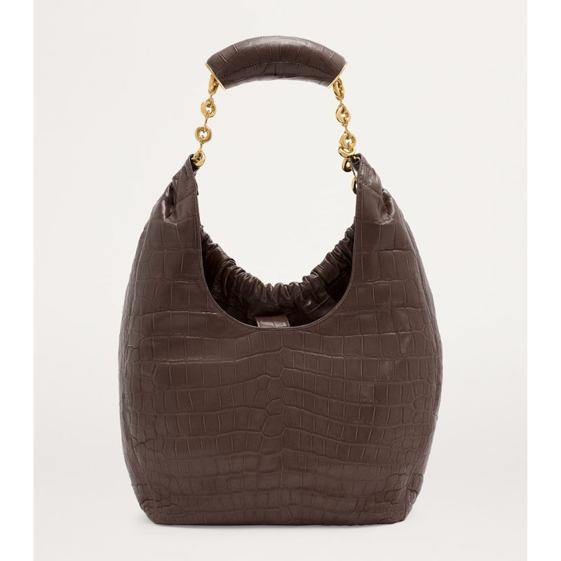 Bolsa Shoulder Small Crocodile Squeeze