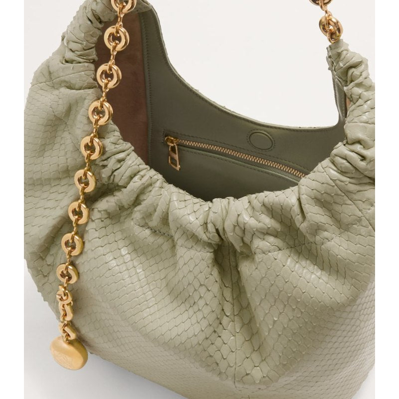 Bolsa Shoulder Small Snakeskin Squeeze
