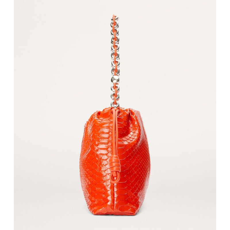 Bolsa Shoulder Large Python Skin Flamenco