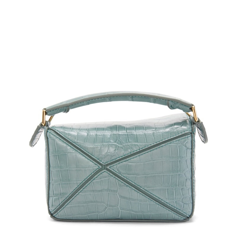 Bolsa Handle Mini Crocodile Puzzle - Mercado de Luxo - O Maior E-Commerce de Bens, Produtos e Serviços de Luxo do Brasil.