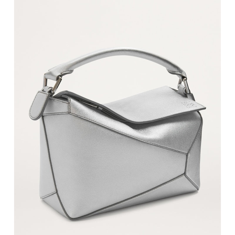 Bolsa Handle Small Metallic Puzzle